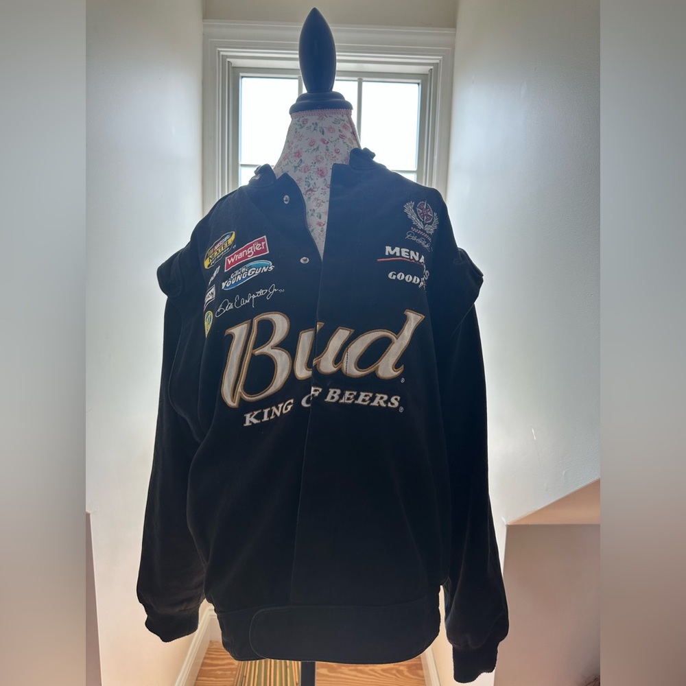 Vintage Bud Light XL racer jacket